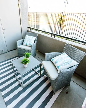 Large open balcony